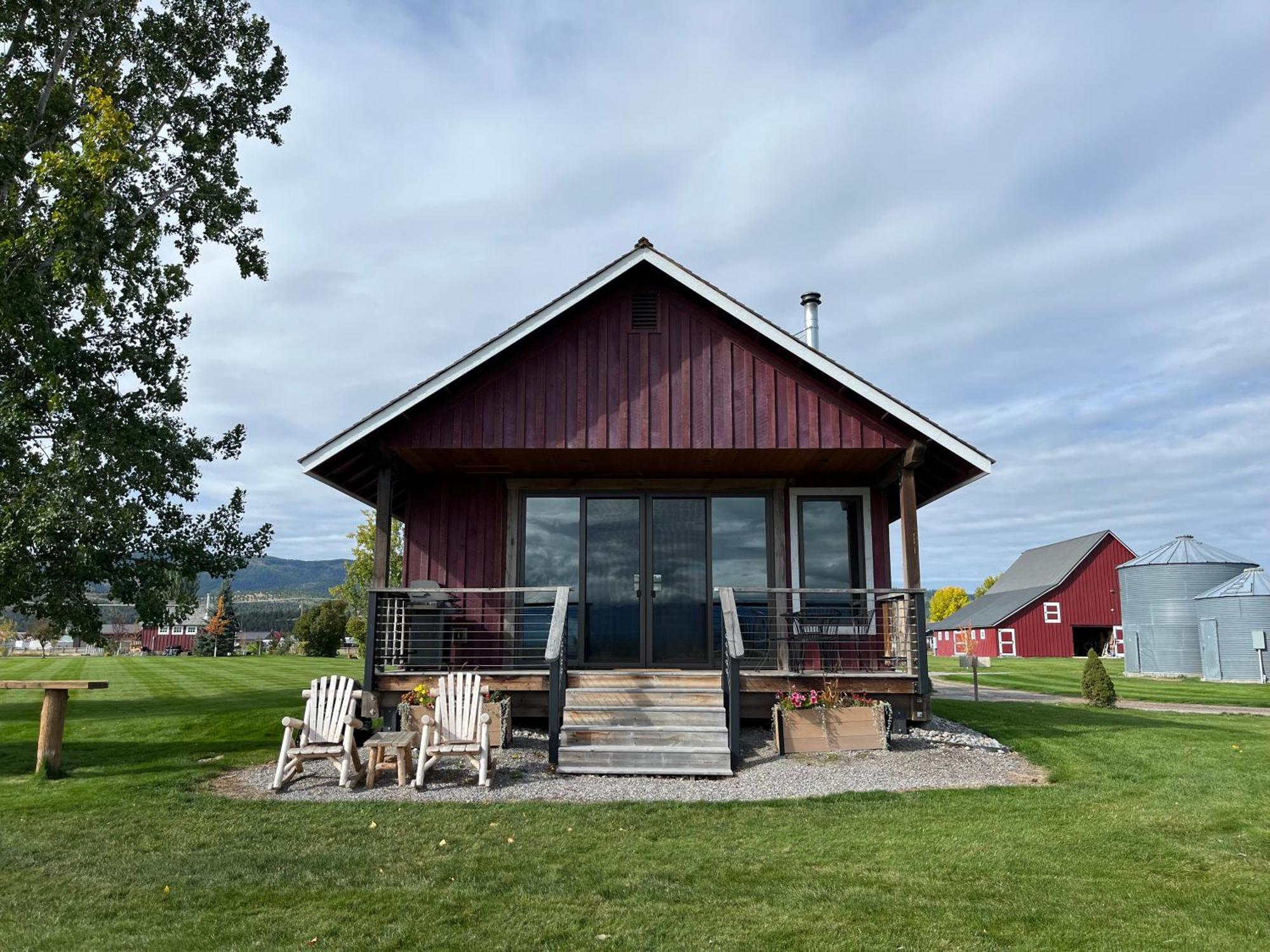 New Cabin With Spectacular Views Of Flathead Lake. Somers 外观 照片
