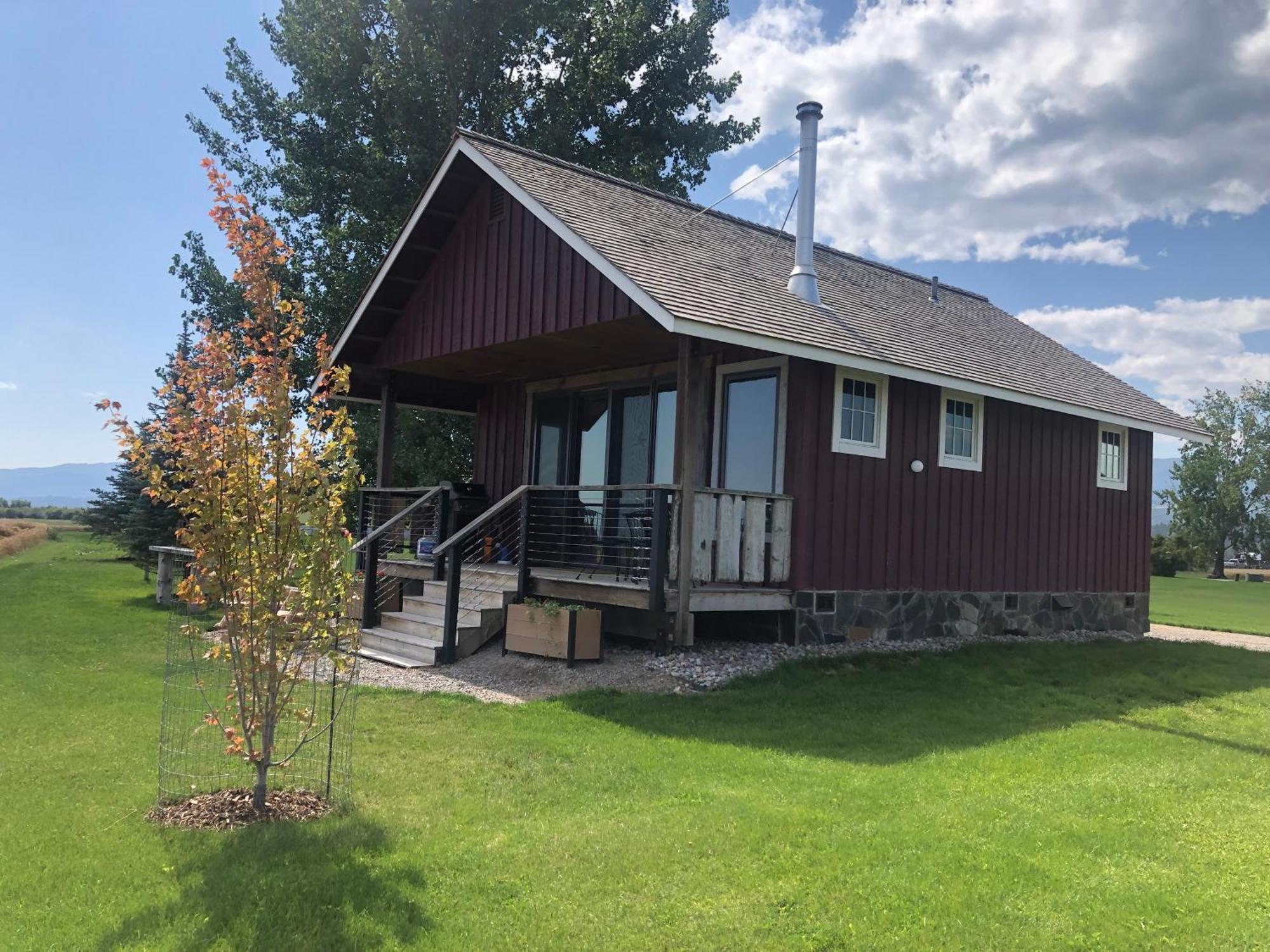 New Cabin With Spectacular Views Of Flathead Lake. Somers 外观 照片