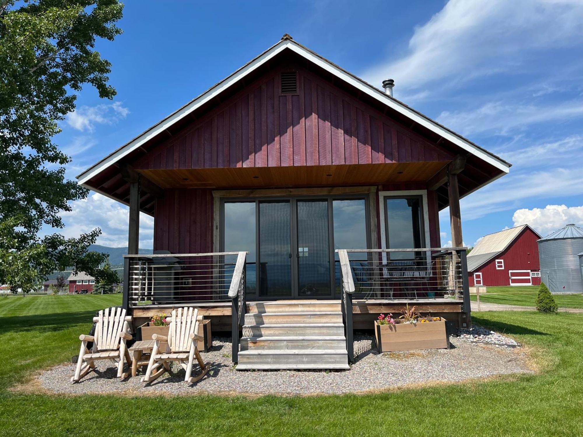 New Cabin With Spectacular Views Of Flathead Lake. Somers 外观 照片