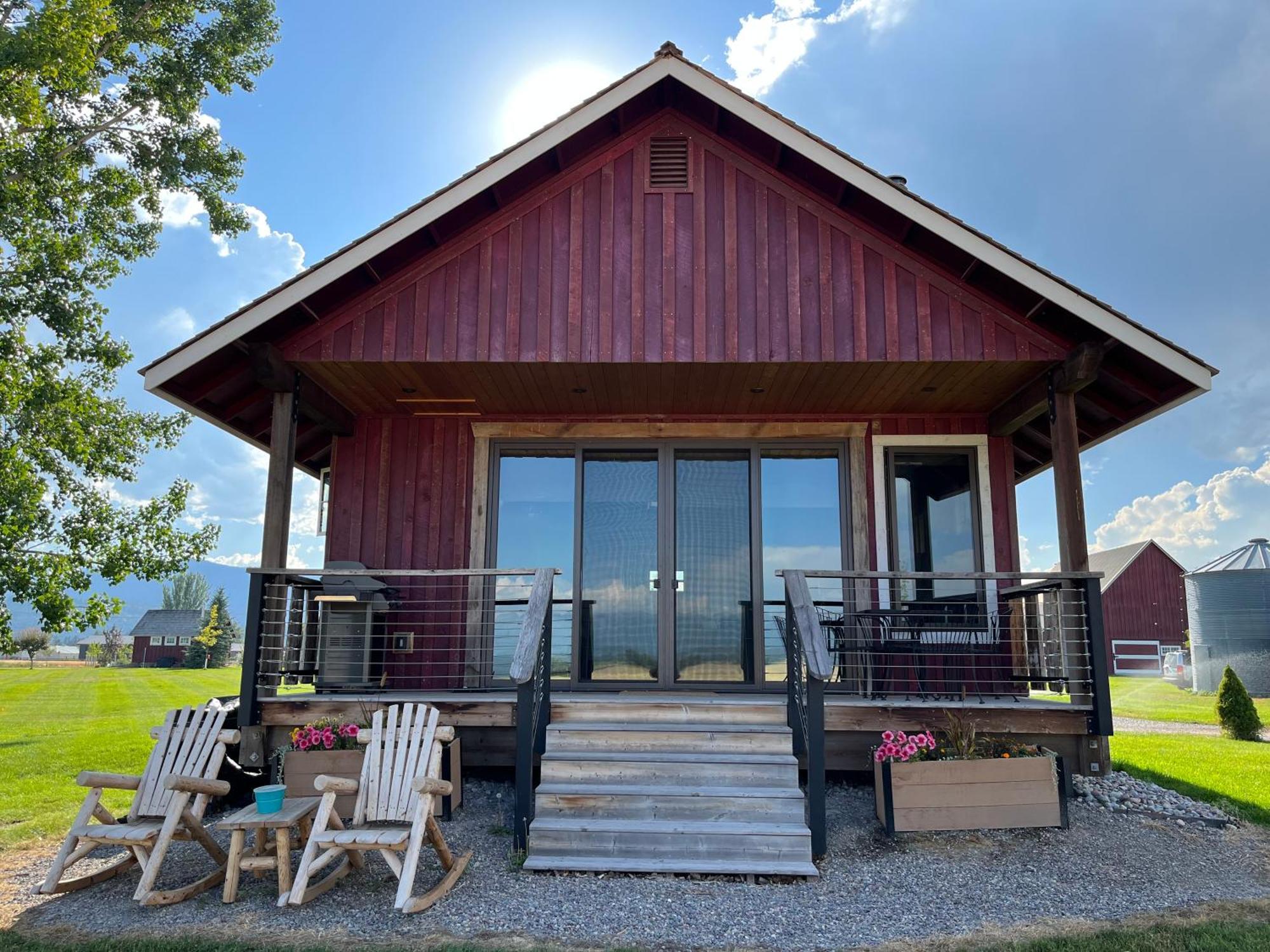 New Cabin With Spectacular Views Of Flathead Lake. Somers 外观 照片